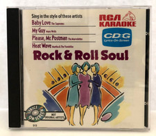 RCA Karaoke Rock  Roll Soul CD Supremes, Mary Wells, Marvalettes