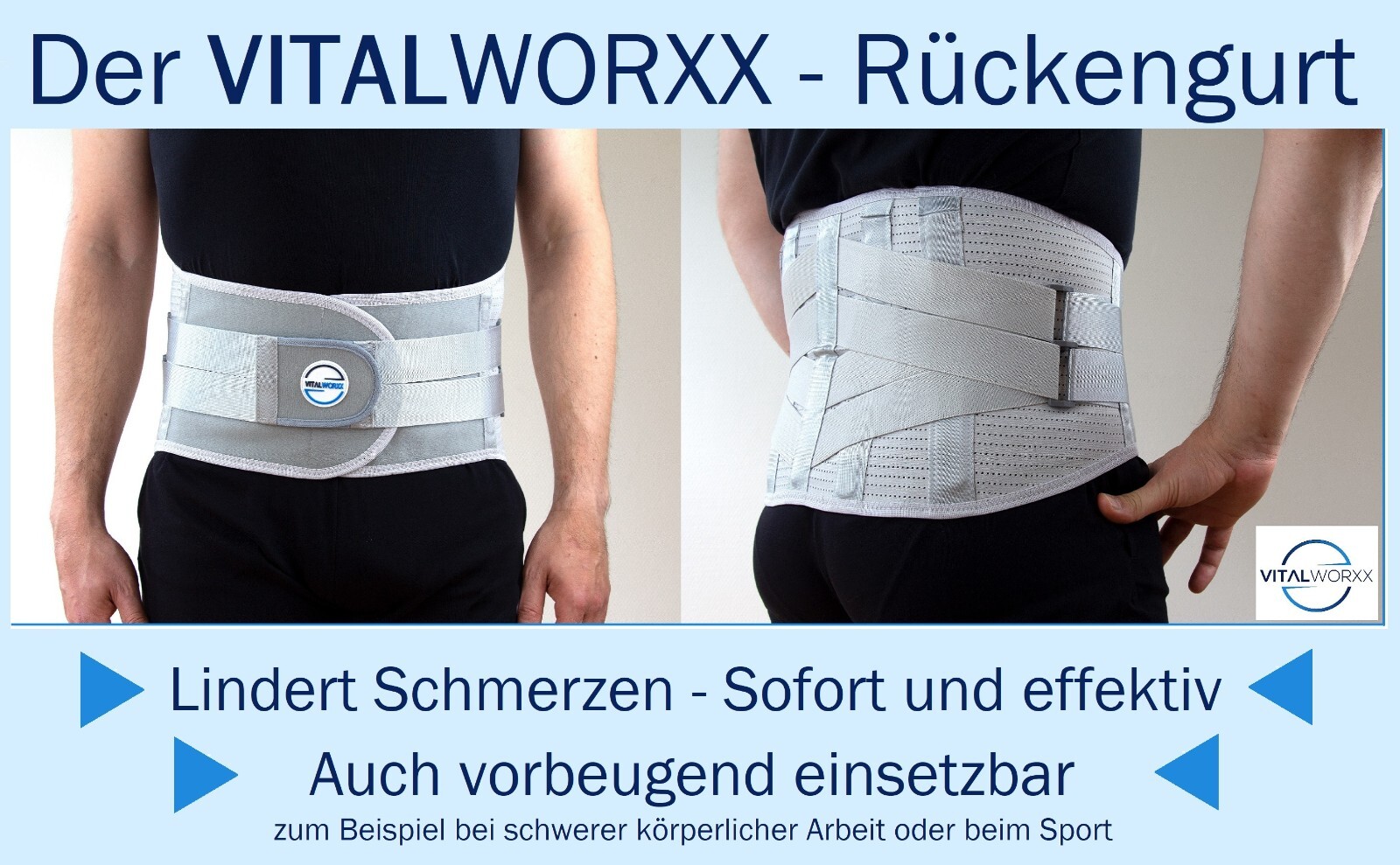 TSM Rückengurt Aktiv - Wärmegurt Für Sport & Leichte Aktivitäten, Verschiedene Größen