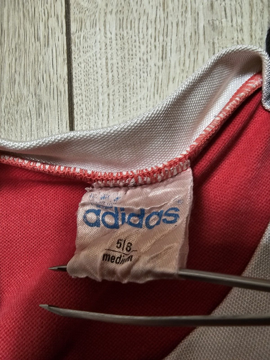 ADIDAS VINTAGE WEST GERMANY 70s 80s FOOTBALL SHIRT RED