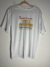 Chick-Fil-A Logo T-Shirt Adult Size M Fall Stampede   Fast Food White