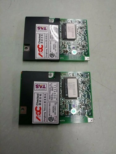 (2) Apple iMac G3 M5521 Internal 56K Modem Ambit U01.029.C.00 Internal Cards - Picture 2 of 3