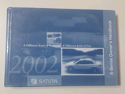 2002 Saturn S Series Sl Sl1 Sl2 Sc1 Sc2 Sedan Coupe Owner Manual User Guide Ebay