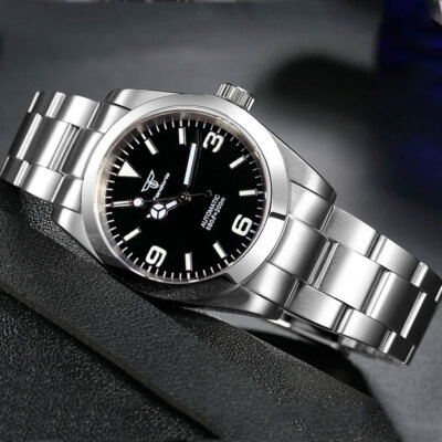 Tandorio 36mm/39mm Sapphire Glass Polished NH35A Automatic Men's Watch Luminous