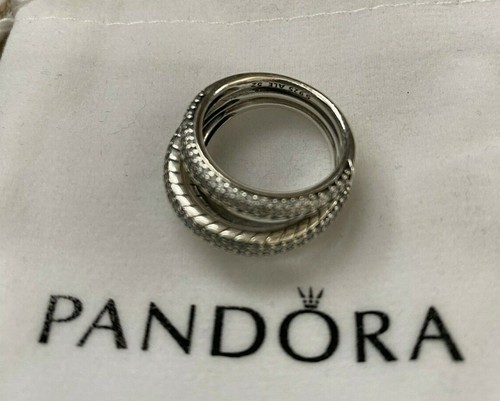 Pave SNAKE CHAIN Pattern Ring 