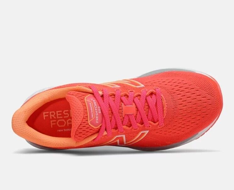 New Balance Women's W880m11 Coral Orange Pink Running Shoes New Balance Women's W880m11 Coral Orange Pink Running Shoes
