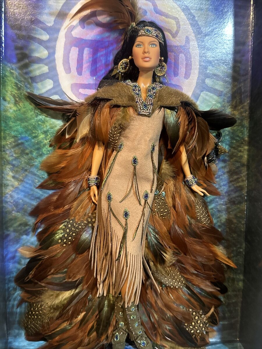 Wind Rider Gold Label Barbie Collector Native American Doll Wind Rider Gold Label Barbie Collector Native American Doll