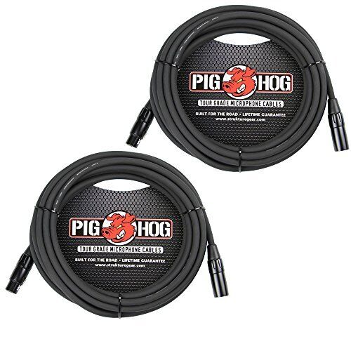 Pack de 2 câbles XLR Pig Hog PHM20 20' - Photo 1/1