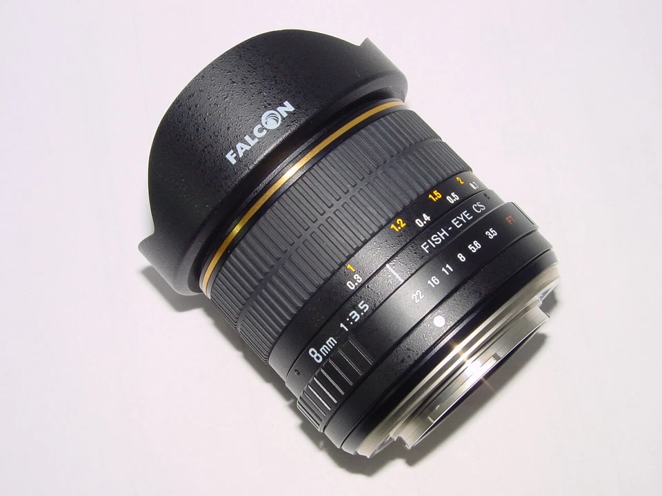 Falcon 8mm F/3.5 Fish Eye CS Lens for Olympus 4/3 & Micro 4/3 Mount - Mint - Image 4 of 4