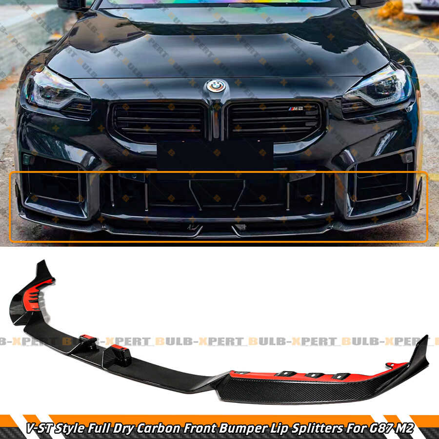 For 2023-26 BMW M2 G87 Prepreg Carbon Fiber V-ST Style Front