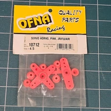 Ofna Racing Servo Horns, Hot Pink #107012