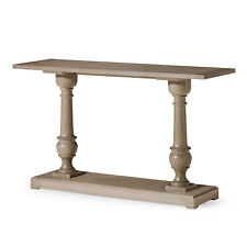 Maven Lane Arthur Traditional Wooden Console Table in Antiqued Grey Finish Used