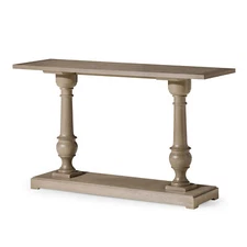 Maven Lane Arthur Traditional Wooden Console Table in Antiqued Grey Finish(Used)