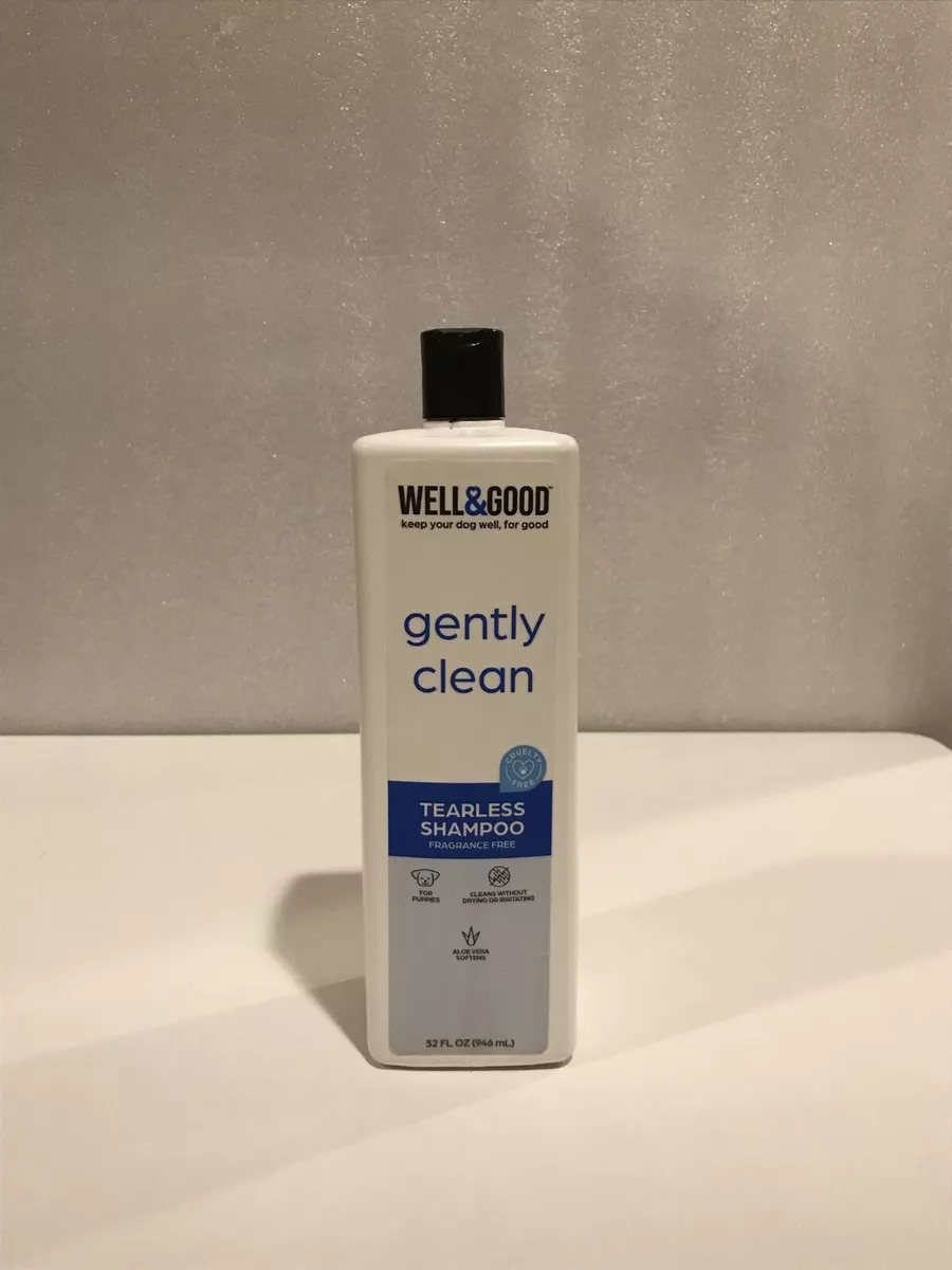 Well and top good puppy shampoo
