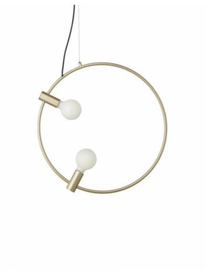 Moderne Design Pendelleuchte Goldkreis