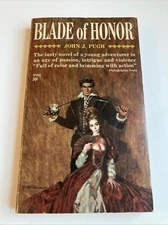 Blade of Honor John Pugh vintage GGA paperback Popular Library McGinnis cover