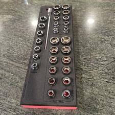Snap On 230rfsmle 30 Pc Low Profile Ratchet And Socket Master Foam Set New