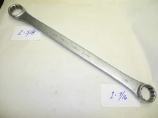 LARGE BILLINGS VITALLOY BOX END WRENCH 1-7/16 X 1-5/8, 23" LONG, 12 POINT, NICE