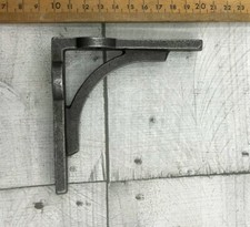 PAIR OF CAST IRON RADIATOR LUG SHELF BRACKETS 4"x4" IDEAL FOR 5" AND 6" SHELVES 