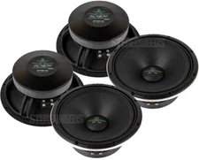 2 Pair Deaf Bonce AP-W81AC 8" Inch 2000 W 4 Ohm Apocalypse Mid Bass Pro Speakers