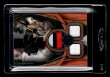2018 Topps Tribute Triple Relics Orange #TTRTM Trey Mancini 14/25 EXACT SCAN