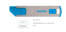 Martor 185004.17 Secunorm with 2 each ceramic blades safety box cutter knife NEW