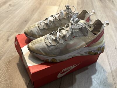 RARE LIMITED NIKE ELEMENT REACT 87 SAIL LIGHT BONE AQ1090-100 MENS SZ 11.5