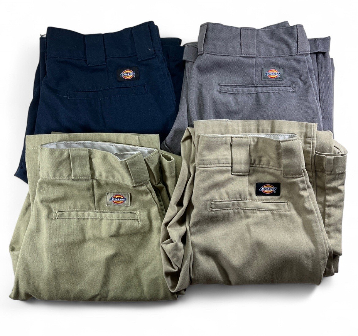 Dickies Work Pants Bundle 4pc – 2 Flex 32x32 + 2 874 Original 31x32/32x32
