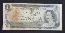 KANADA 1 (1973) DOLAR Banknoty - obiegowe / uszkodzone