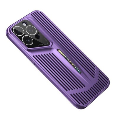 Full Case mit Blade Cooling für iPhone 15 Pro Max Dunkelviolett