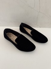 Birdies Women's The Starling Flat in Black Velvet Size 8.5