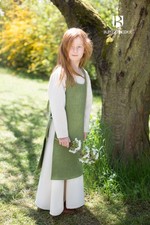 Kinder &Uuml;berkleid Ylva Lindgr&uuml;n Mittelalter &Uuml;berkleid M&auml;dchen gr&uuml;n Kost&uuml;m