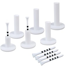 Premium Rubber Golf Tees for Mats Golf Tee Holder for Driving Range Simulator...