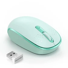 TECKNET Wireless Mouse for Laptop, 2.4G Quiet Computer Mouse with USB Receive...