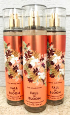 3 Bath  Body Works FALL IN BLOOM Fine Fragrance Mist 8oz LOT/SET of 3