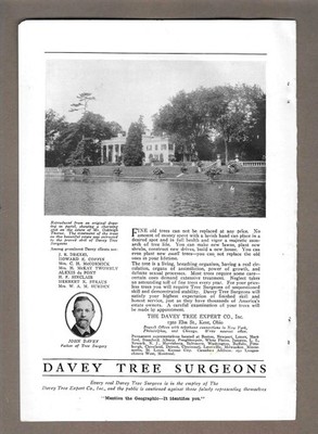 1919 Davey Tree Surgeons & Goblin Soap ''Works Wonders'' Vintage Print Ads
