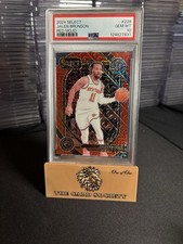2024 Select Jalen Brunson Red Mojo # 4/20 Psa 10 Pop 1 Prizm