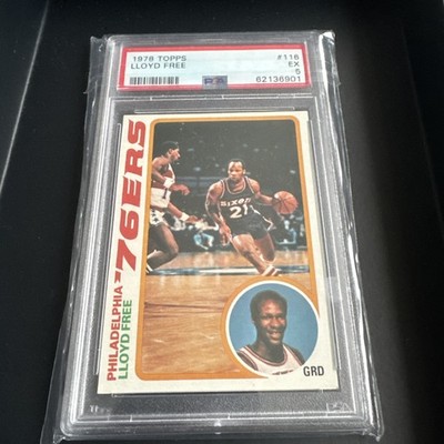 1978-79 Topps | #116 | Lloyd Free | Philadelphia 76ers | Graded PSA 5