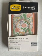 OtterBox iPhone 16 Plus Symmetry Series Case with MagSafe - Peachy Bloom