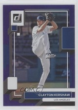 2022 Panini Donruss Variation Holo Purple Clayton Kershaw #85 0f72