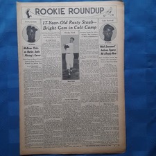 Houston Colts 1962 Rookie 17yr Old Rusty Staub Colt 45s Houston Tx