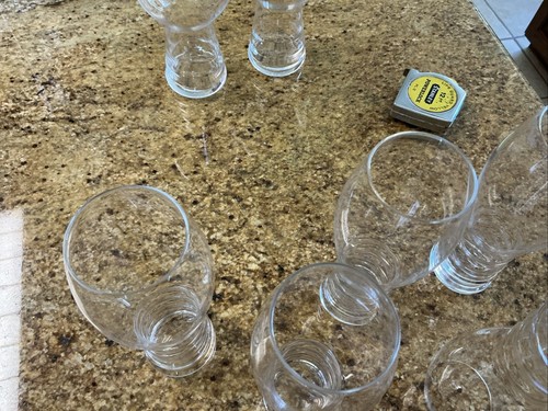 5 Riedel O Kristall Sektgläser ohne Stiel Rarität - Bild 6 von 8