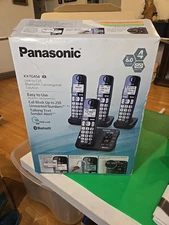 NIB Panasonic KX-TG454 Link-to-Cell Bluetooth Cordless 4 Handsets (H)