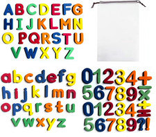 Bunte magnetische Buchstaben Zahlen Spielzeug...