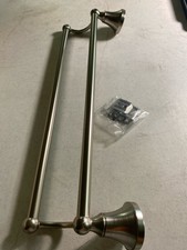 Signature Hardware 353565 Seattle 18" Double Towel Bar - Brushed Nickel