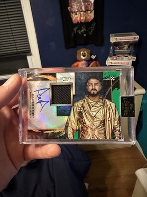 2020 Topps Fully Loaded Autographed Turnbuckle Pad Relics Andrade ''Cien'' /50