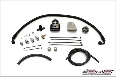 AMS Performance Fuel Pressure Regulator Kit - Black for  08-15 Mitsubishi EVO X