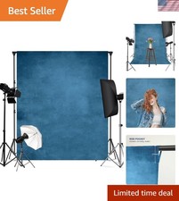 Elegant 5x7ft Blue Backdrop: Classic Vintage Design for Professional Photography