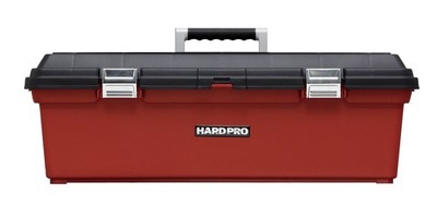 IRIS OHYAMA Hard Pro 80 Tool Box, Dark Gray/Red, 80 x 28 x 27 cm