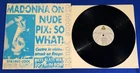 VTG Ciccone Youth (Sonic)12" Madonna COVER VINYL Tuff Titt/Into Groove/Burnin Up
