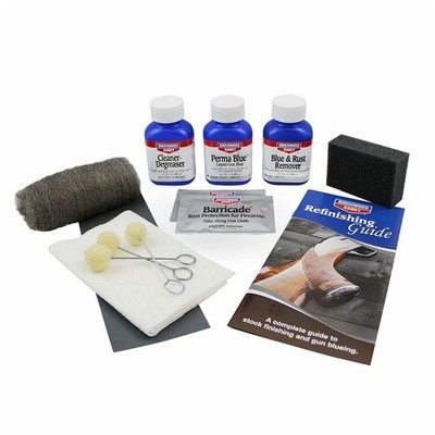 All-Inclusive Liquid Gun Blue Finishing Kit - Easy-to-Use for Gun Cleaning & Mai